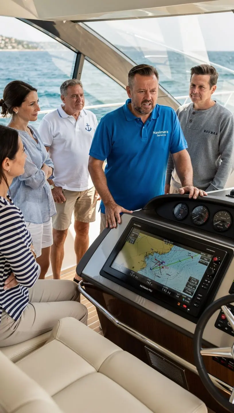 Jahtas uzturēšanas darbi pie ūdens